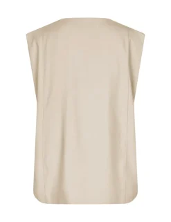 Alfonsina-M Blazer Vest - Zand