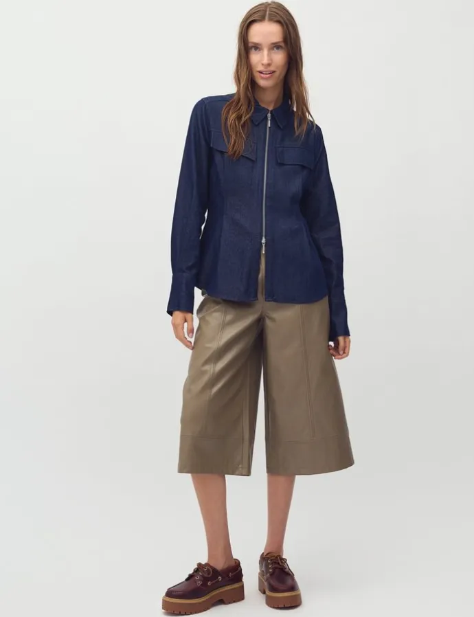 Bican-M Magnolia Overhemdblouse - Denim