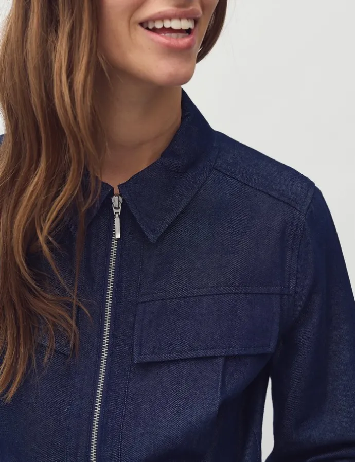 Bican-M Magnolia Overhemdblouse - Denim