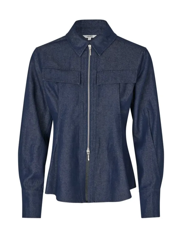 Bican-M Magnolia Overhemdblouse - Denim
