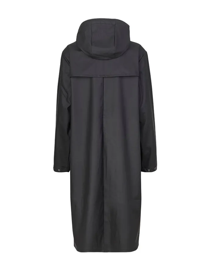 Fabiola Lange Regenjas - Zwart