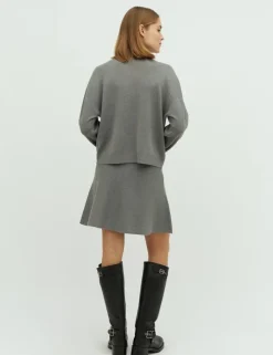 Folami-M Knit Skirt - Grijs