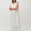 Gemala X-Long-M Jurk - Wit
