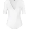 Georgine Basic Bodystocking - Wit