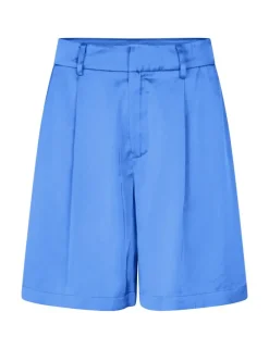 Guri-M Satin Shorts - Blauw