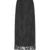 Jadine Lace-M Skirt - Zwart