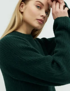 Knitty-M Knitted Jumper - Groen