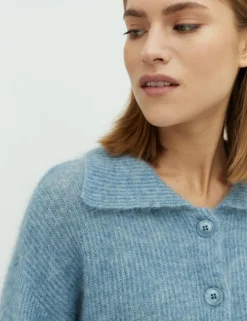 Larya-M Cardigan - Blauw