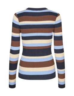Minnie Rib-knit Top - Blauw