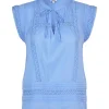 Odilina-M Top - Blauw