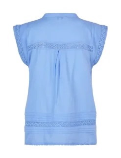 Odilina-M Top - Blauw