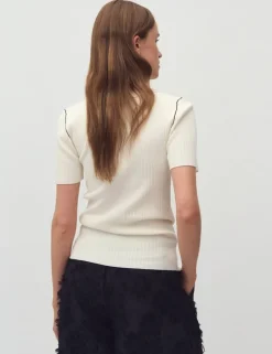 Paoula SS-M Polo Knit - Sugar