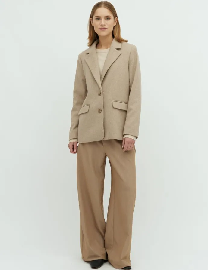 Quinton-M Blazer Jacket - Zand