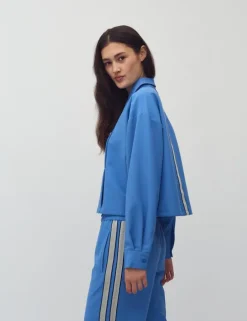 Seppina-M Shirtblouse - Blauw