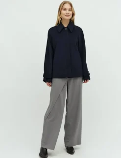 Tary-M Wool Jacket - Donkerblauw