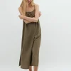 Teslana-M Dress - Militair groen
