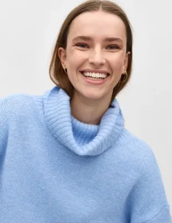Vesina-M Knitted Sweater - Lichtblauw