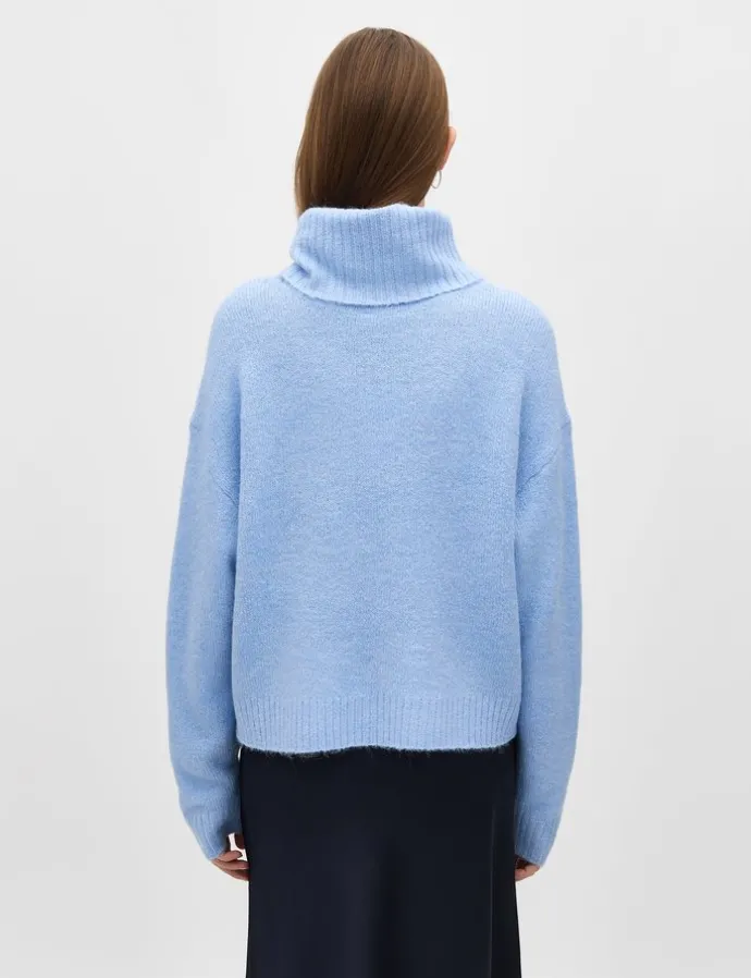 Vesina-M Knitted Sweater - Lichtblauw