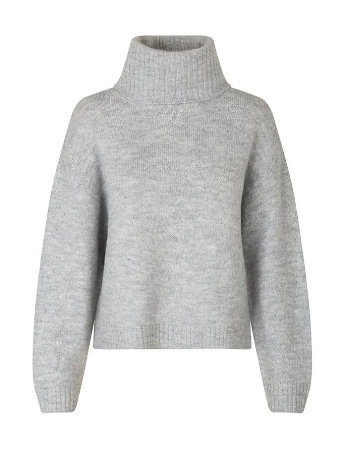 Vesina-M Knitted Sweater - Grijs