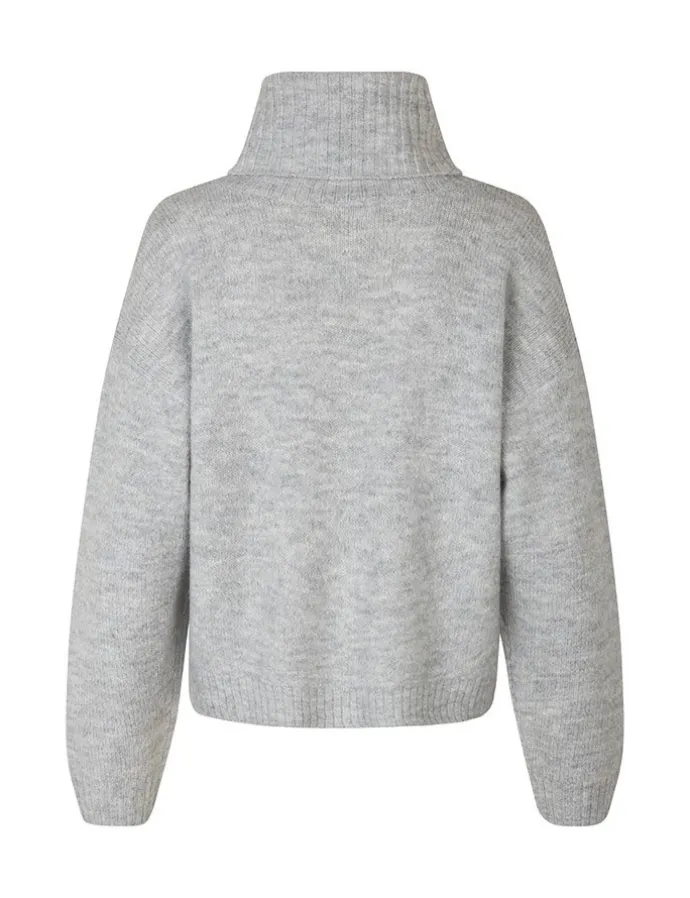 Vesina-M Knitted Sweater - Grijs