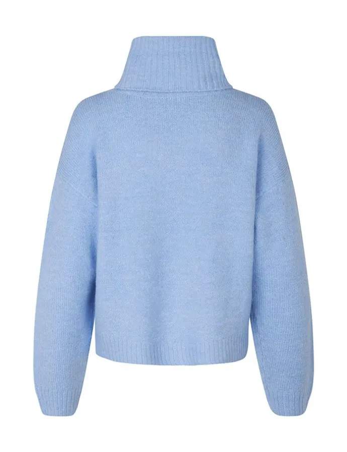 Vesina-M Knitted Sweater - Lichtblauw